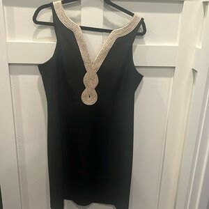 Pappagallo black and gold dress